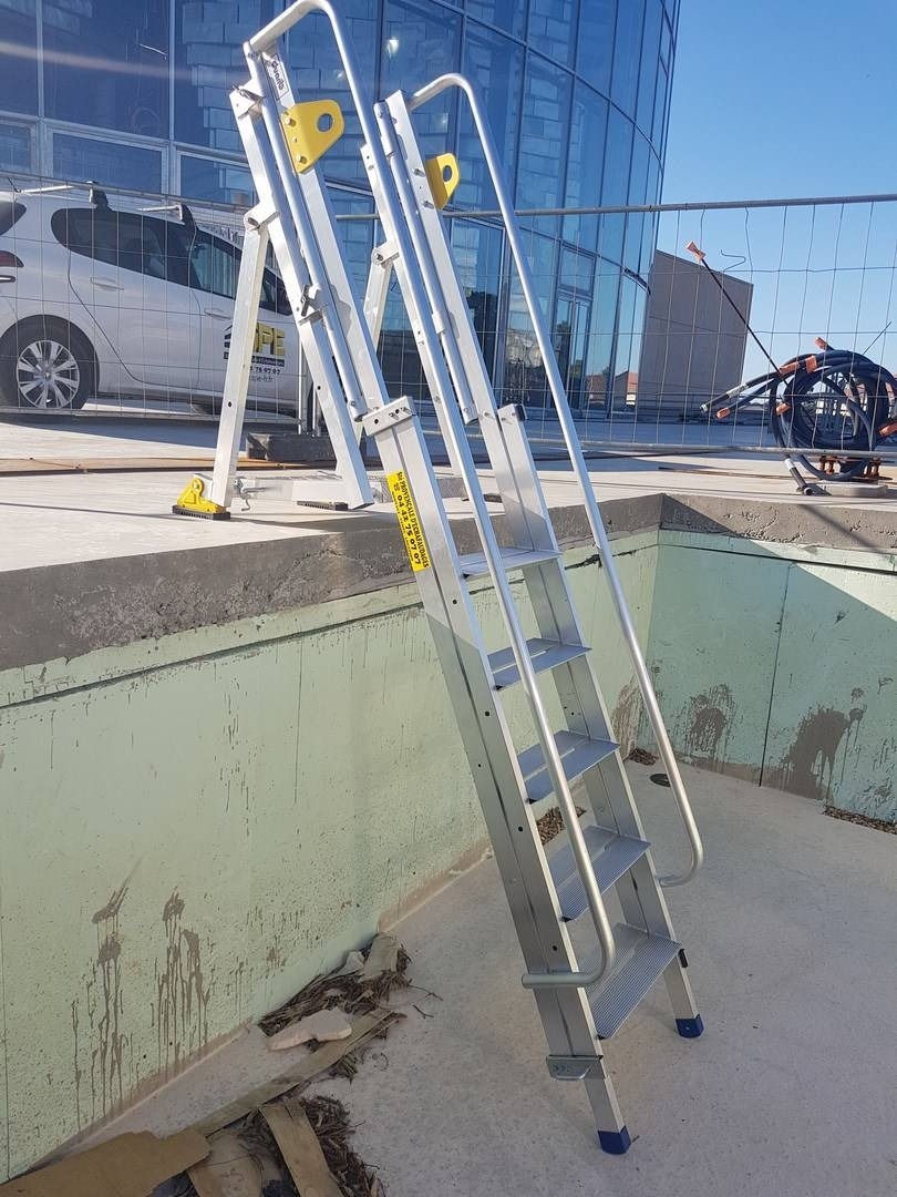 Accès fond de fosse, Tour Luma à Arles, dans les Bouches-du-Rhone