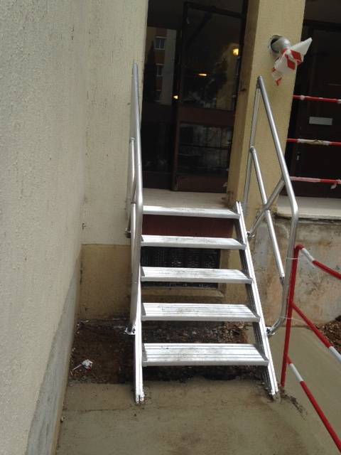 ESCALIERS ACCES CHANTIER MONTPELLIER SPE