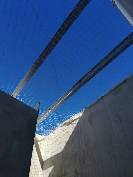 Pose de filet antichute