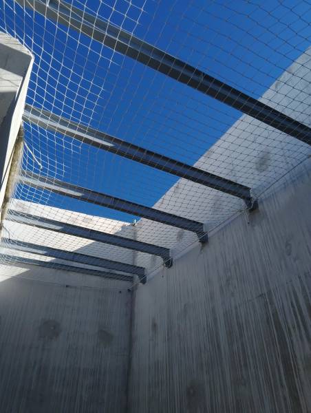 Filet antichute sur Lambesc