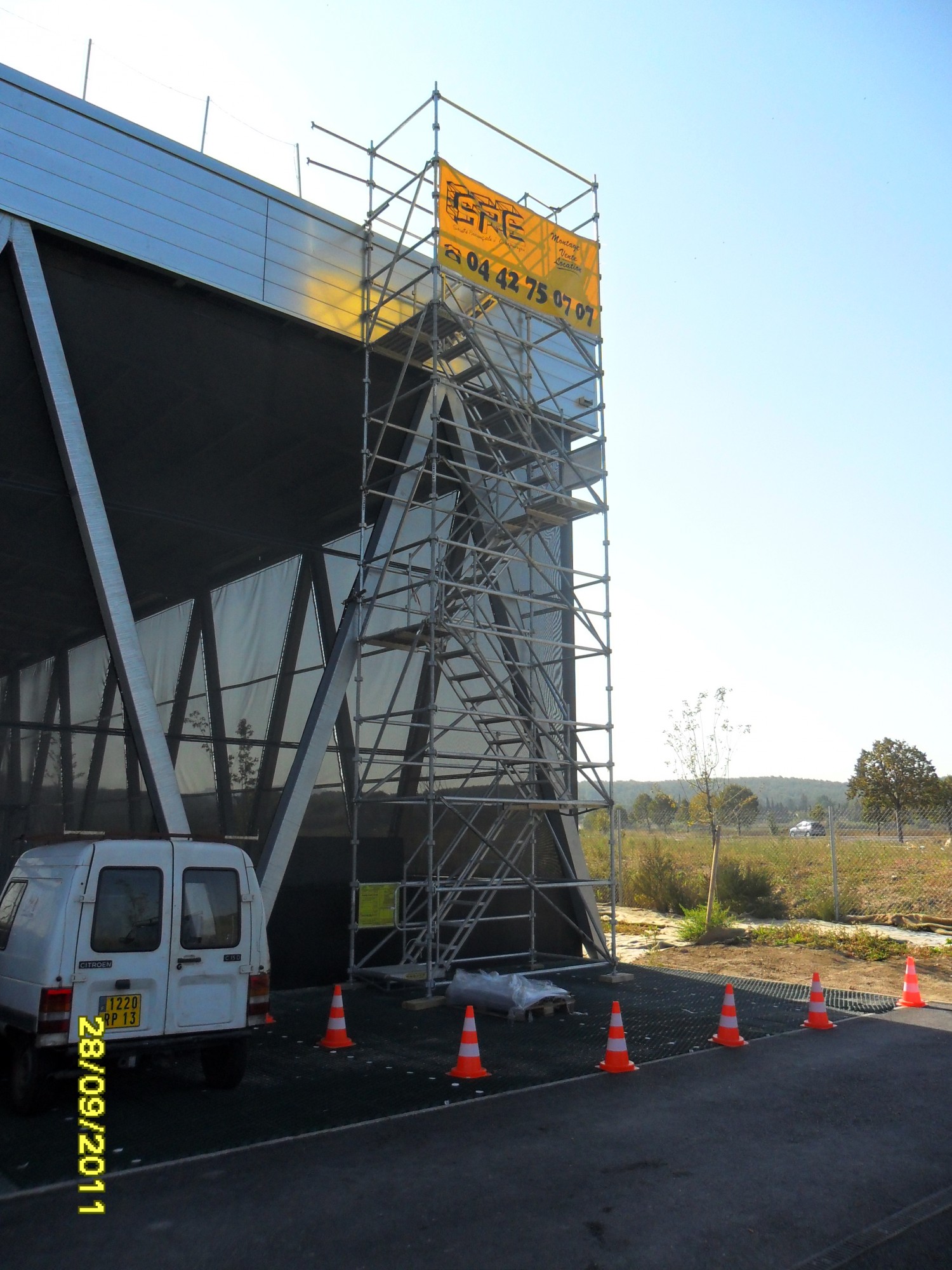 Tour escalier de chantier SPE Aix 13