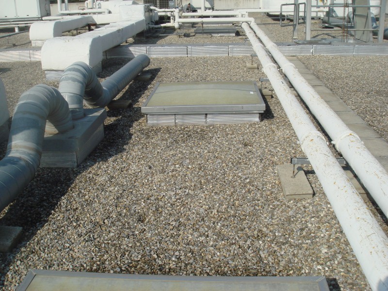 travaux sur protection de lanterneau