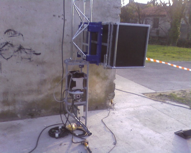 monte materiaux chantier