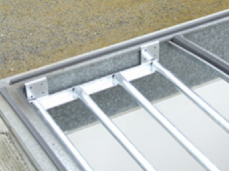 Protection grillagée installée sur le Sky Doom, situé dans les Bouches-du-Rhône (13).