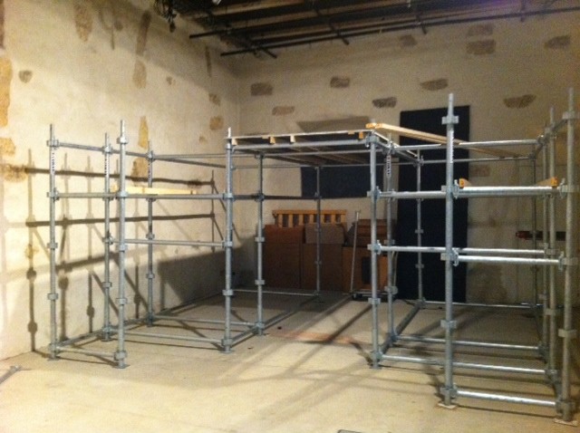 échafaudage pour théâtre