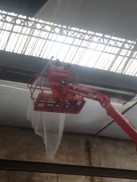 pose et vente de filet antichute homme