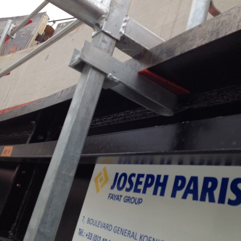 PINCE DALLE DE GARDE-CORPS DE CHANTIER TEMPORAIRE