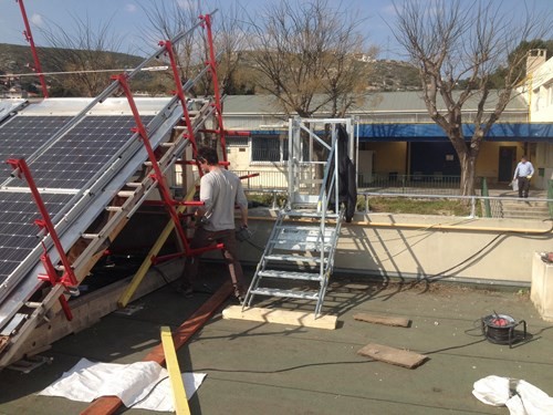 INSTALLATION DE GARDE-CORPS TEMPORAIRE