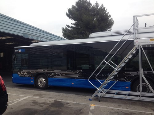 ESCALIER D'ENTRETIEN DE BUS ALUMINIUM SPE