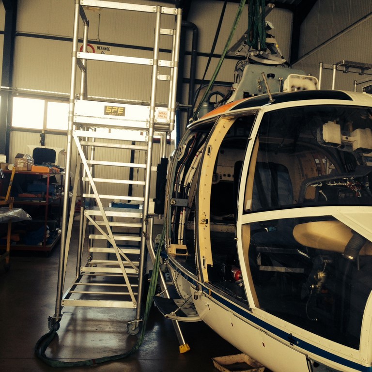 PRATICABLE PASSERELLE HELICOPTERE