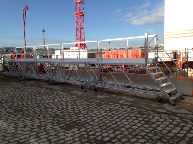 PASSERELLE DE DECHARGEMENT 12m