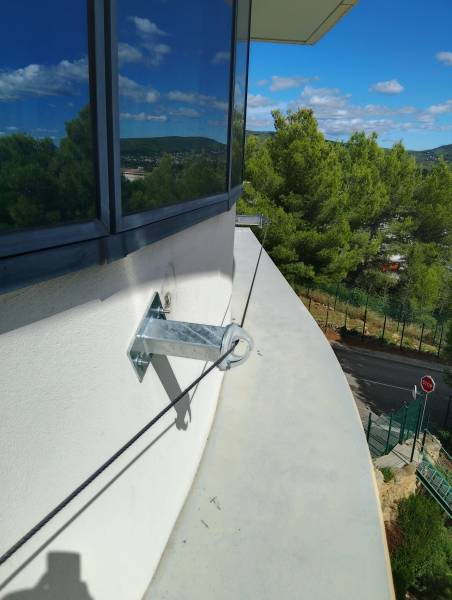 Chantier la Ciotat ligne de vie 